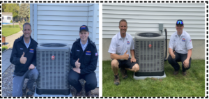 Rheem ac install pic