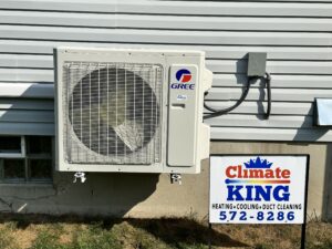 Gree air source heat pump install