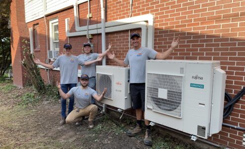 Heat pump installation