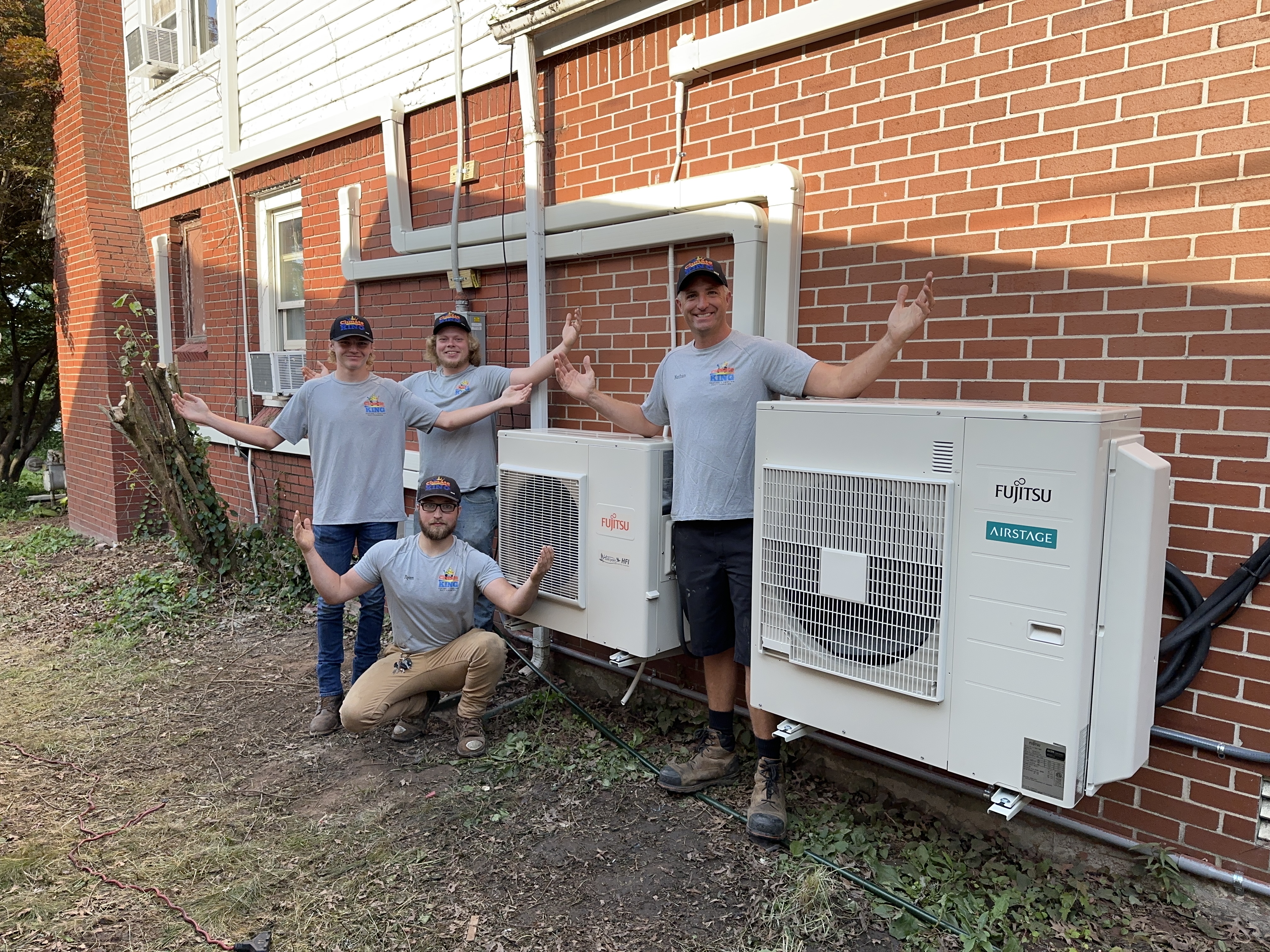 Heat pump installation